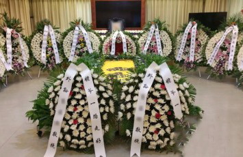 广东增城区殡仪服务 灵堂布置 灵堂灵车