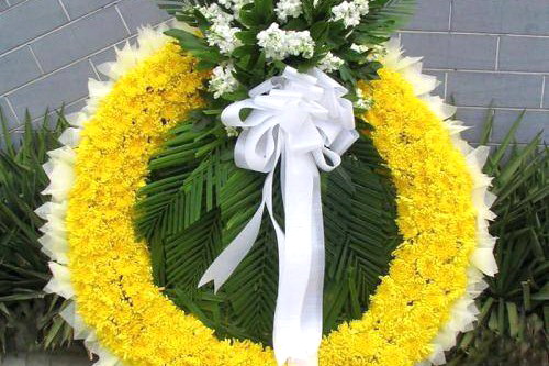广东省黄埔区灵堂灵车 花圈 花圈